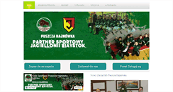 Desktop Screenshot of kspuszcza.pl